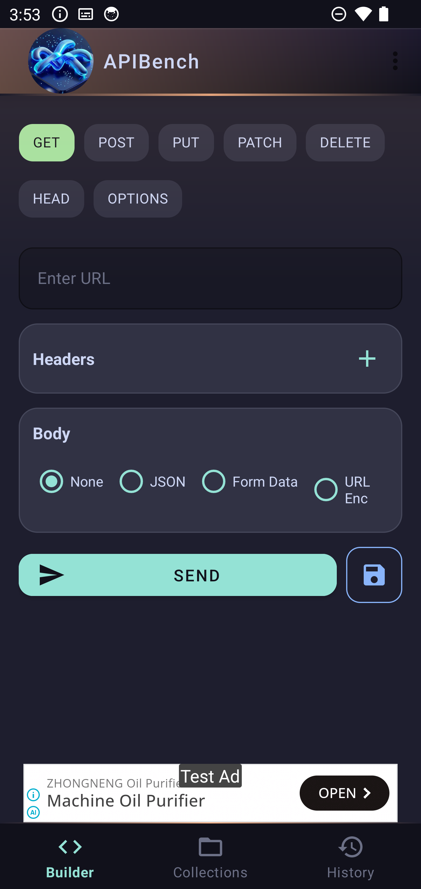 apibench screenshot 2