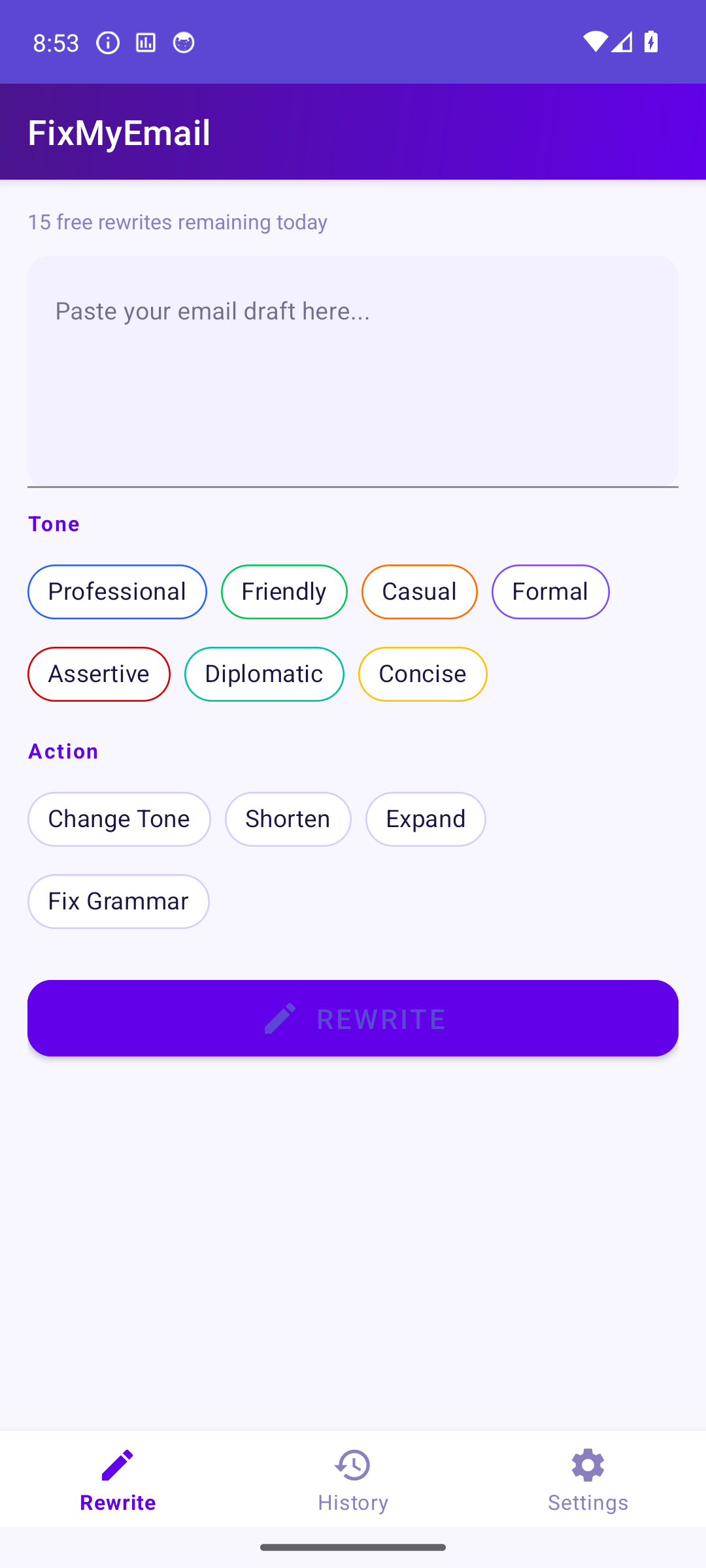 FixMyEmail Screenshot