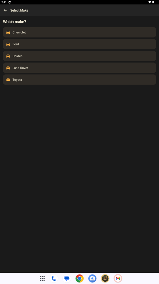 Select Make