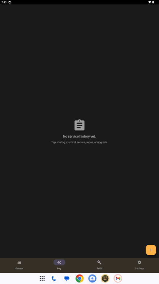 Service Log