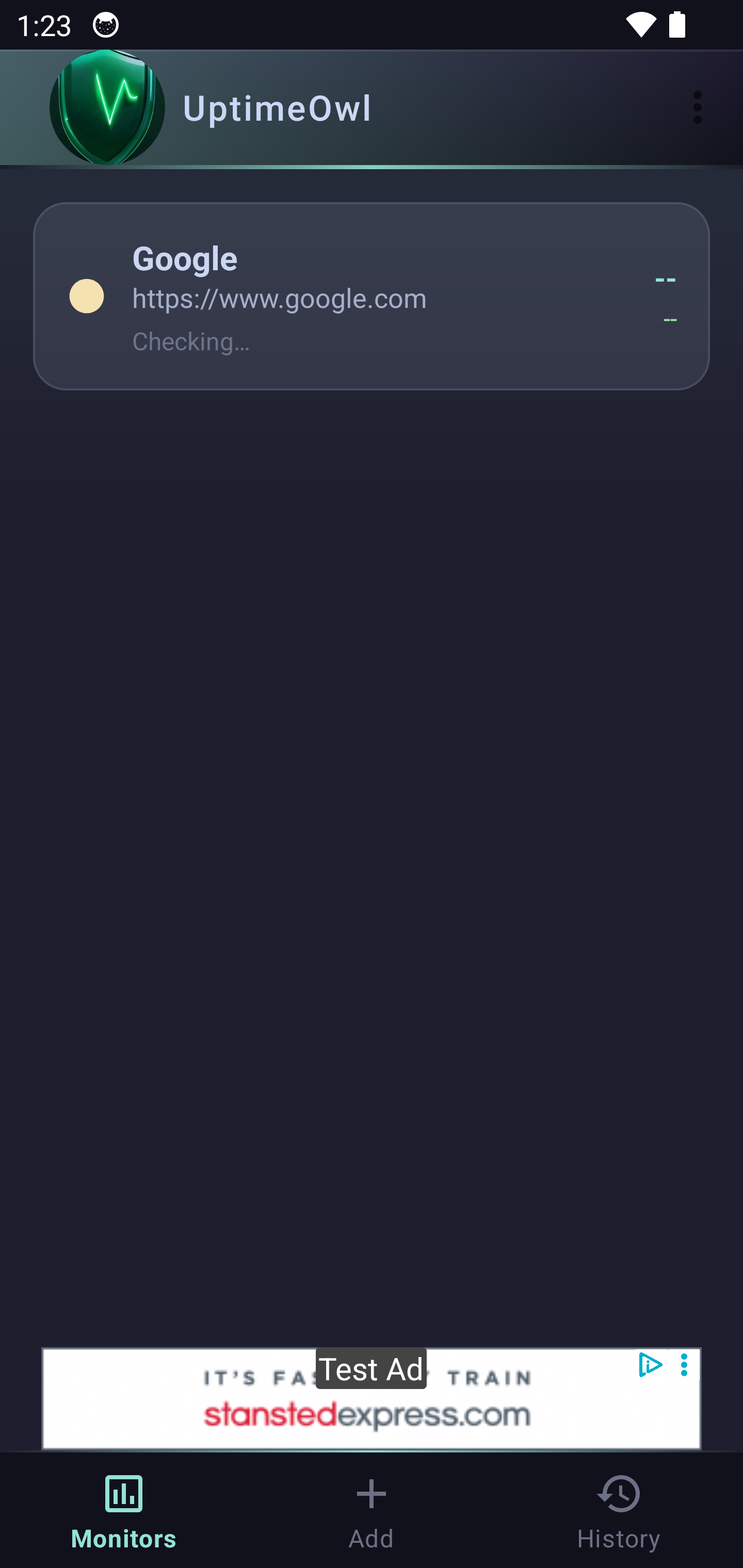 statusping screenshot 1