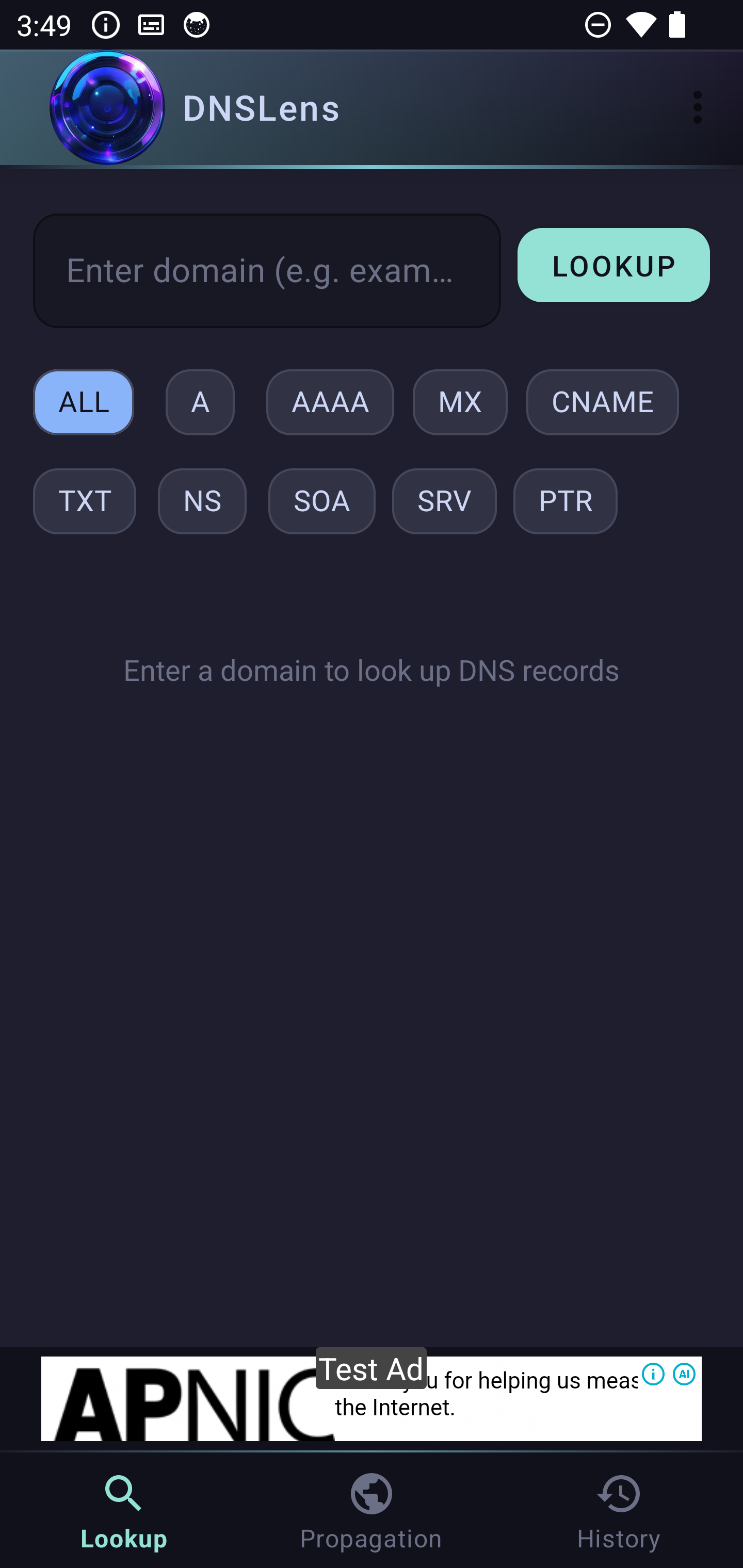 DNS Record Lookup
