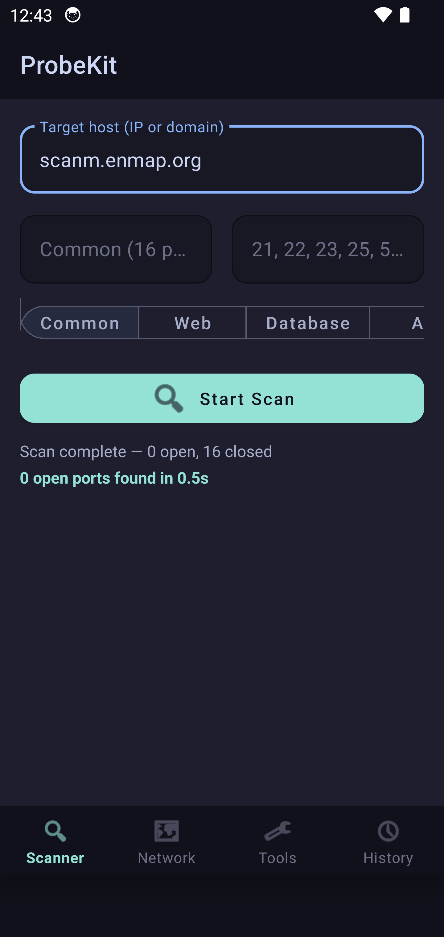 Port Scanner