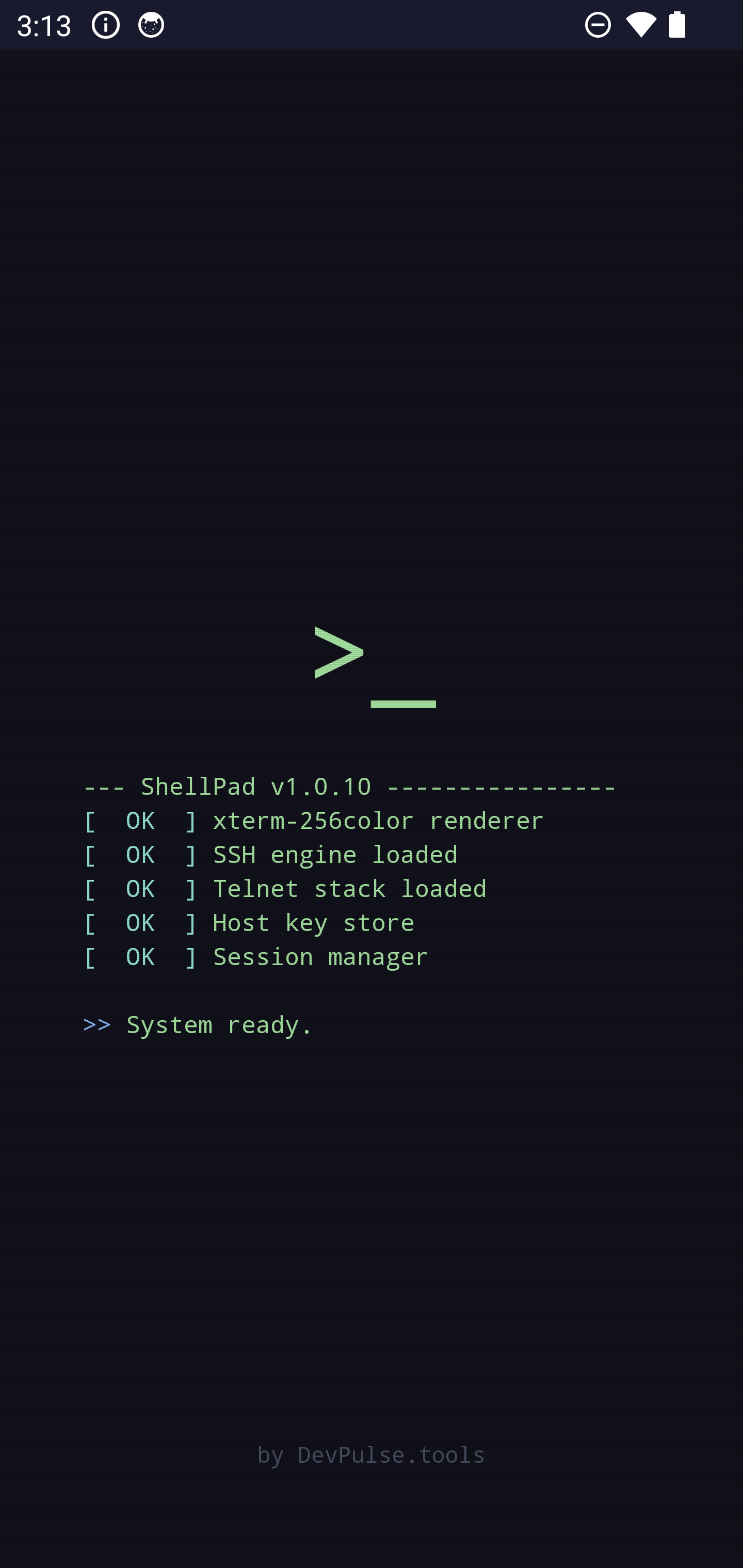 Terminal Session